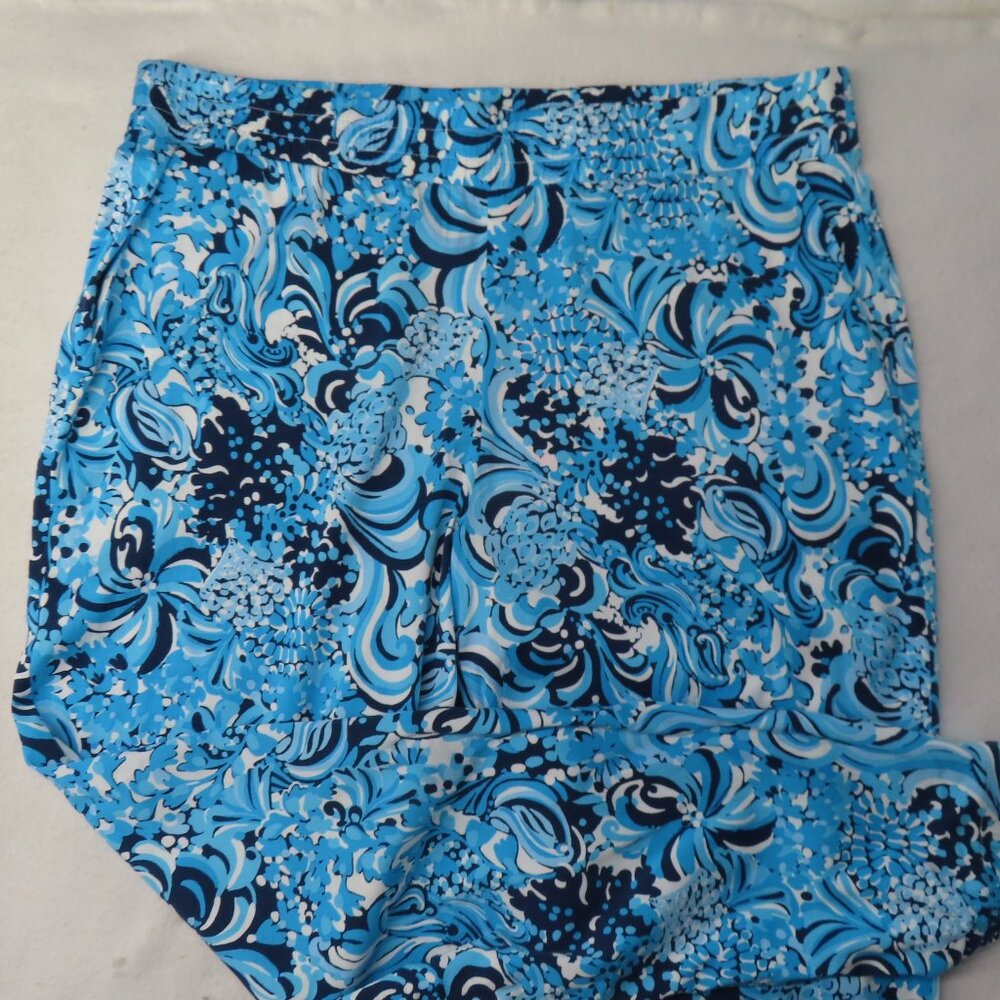 NWT Lilly Pulitzer Rici Stretch Jogger Pants Beach Resort Coastal Pull on XL
